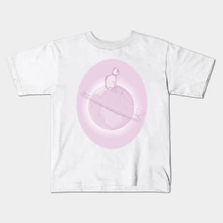 Cat planet Kids T-Shirt